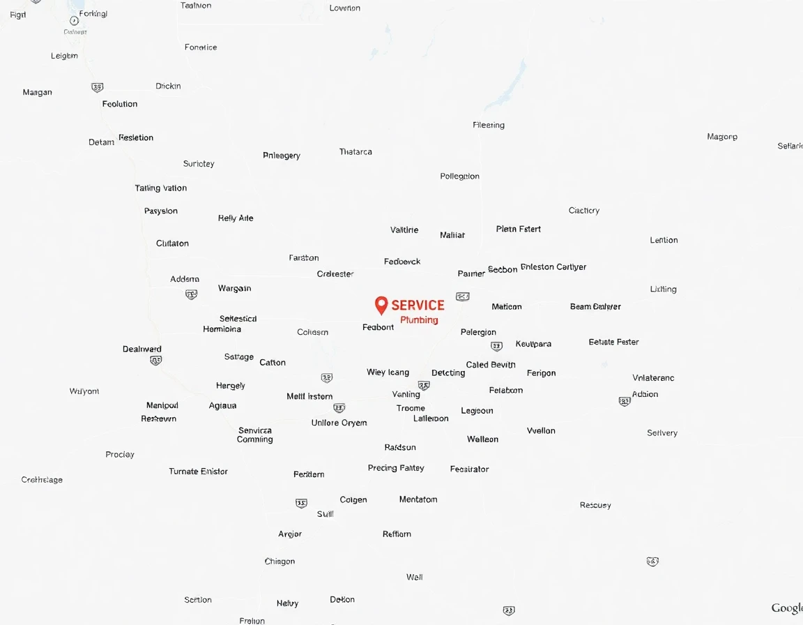 Plumbing Service Areas Map